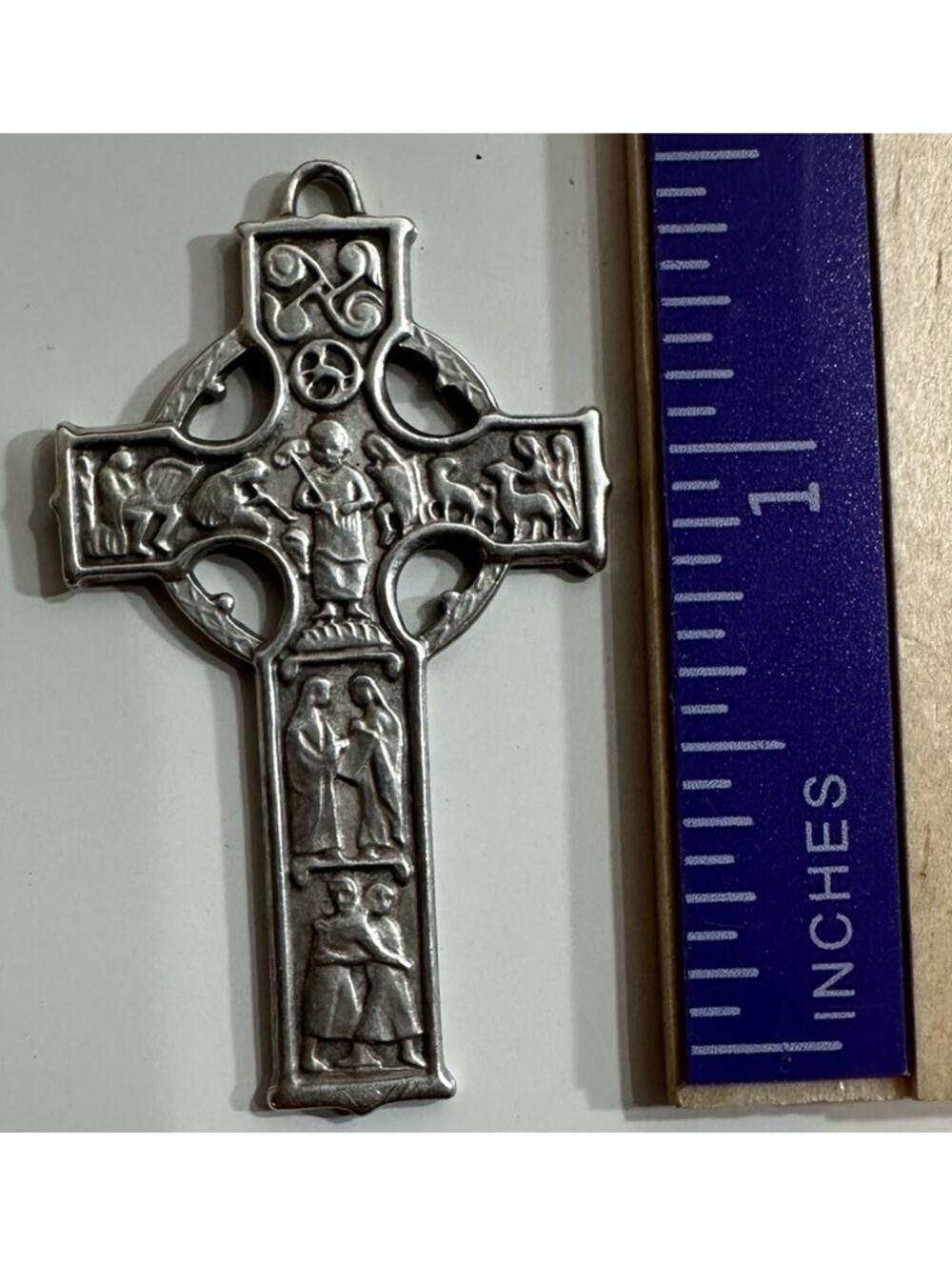 Vintage Sterling Silver Crucifix 5 grams sterling silver
